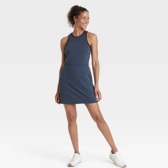 All in motion women’s medium dress racerback shorts pockets quick dry active NWT - Picture 1 of 13